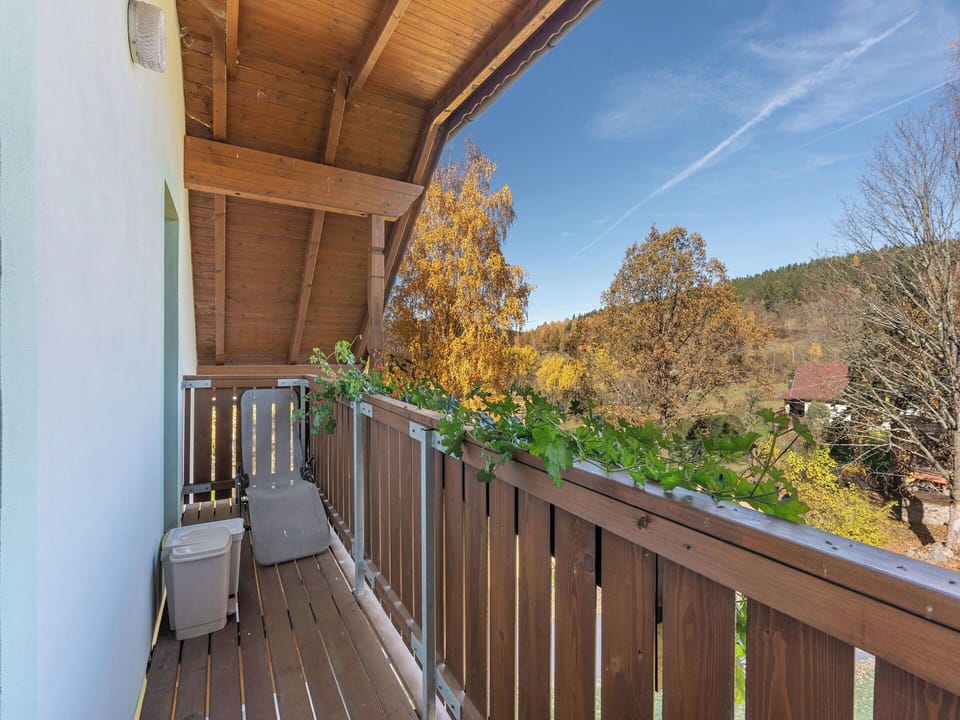 Wood, Hardwood, Wood Stain, Balcony, Handrail, Porch, Eco Hotel, Baluster, Plank