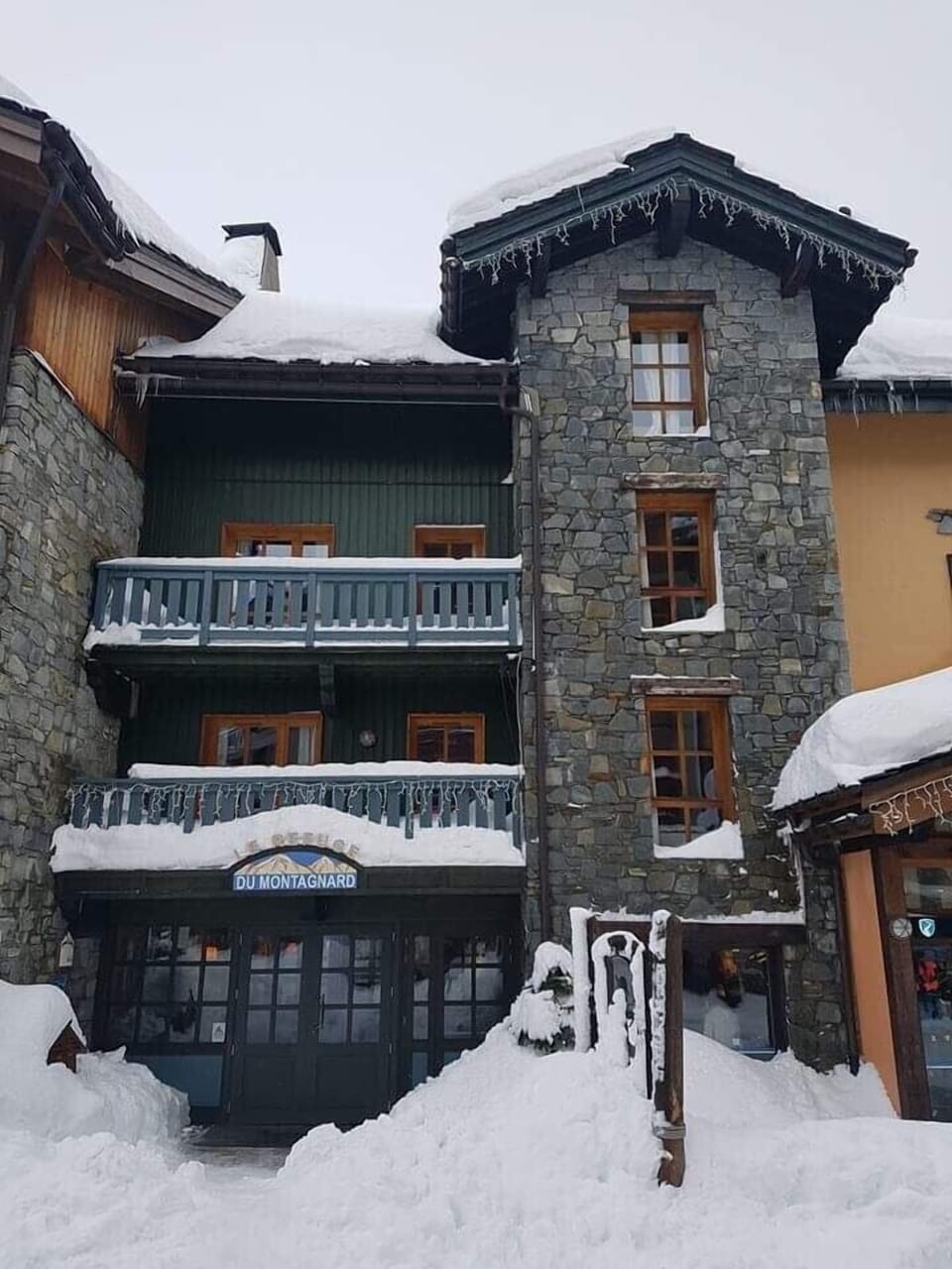 Residence entrance from village street