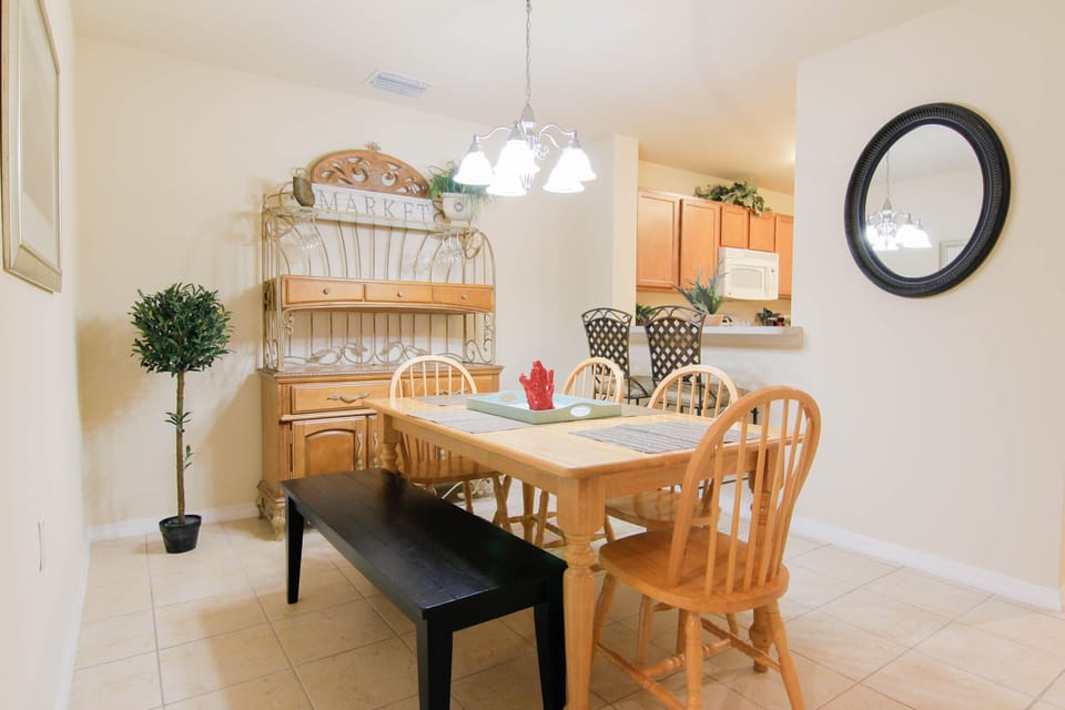 Separate dining room