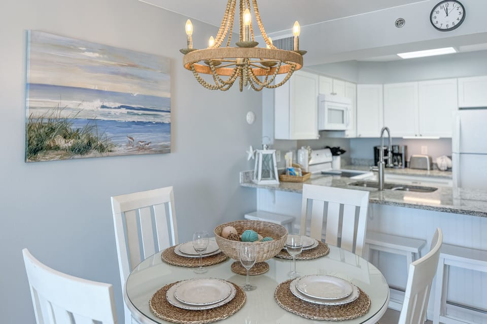 Gather and create memories in this beautifully appointed dining area.