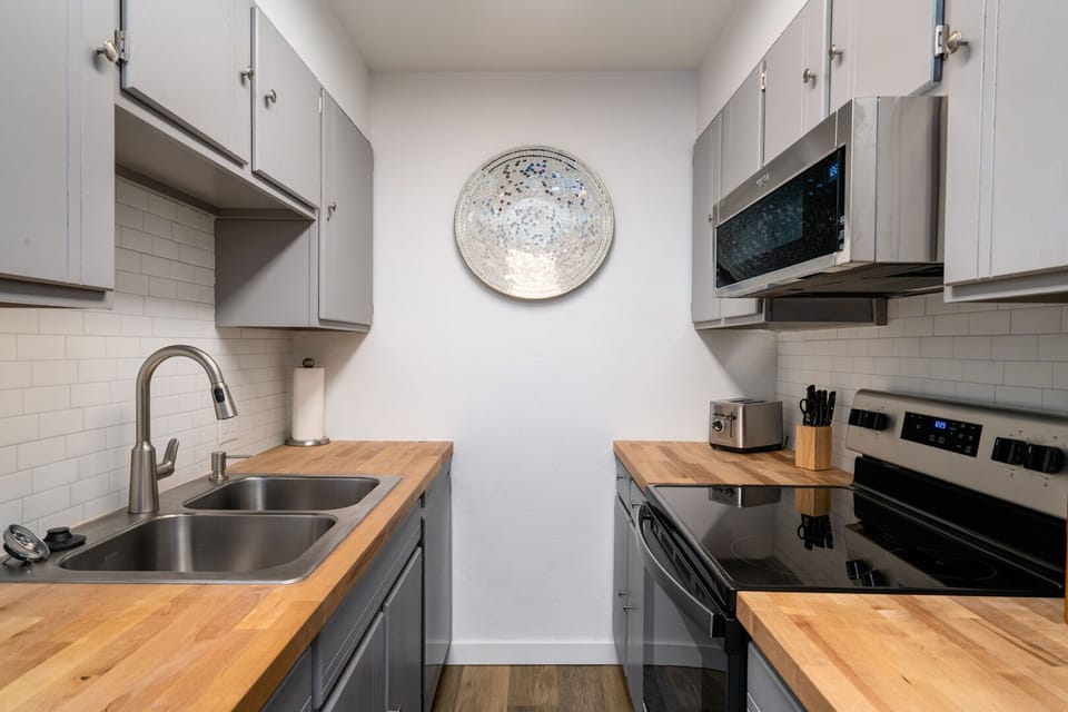 All new appliances, countertop, sink