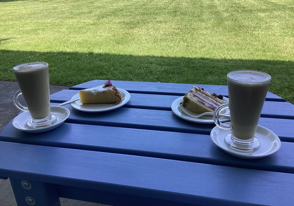 Outdoor seating available