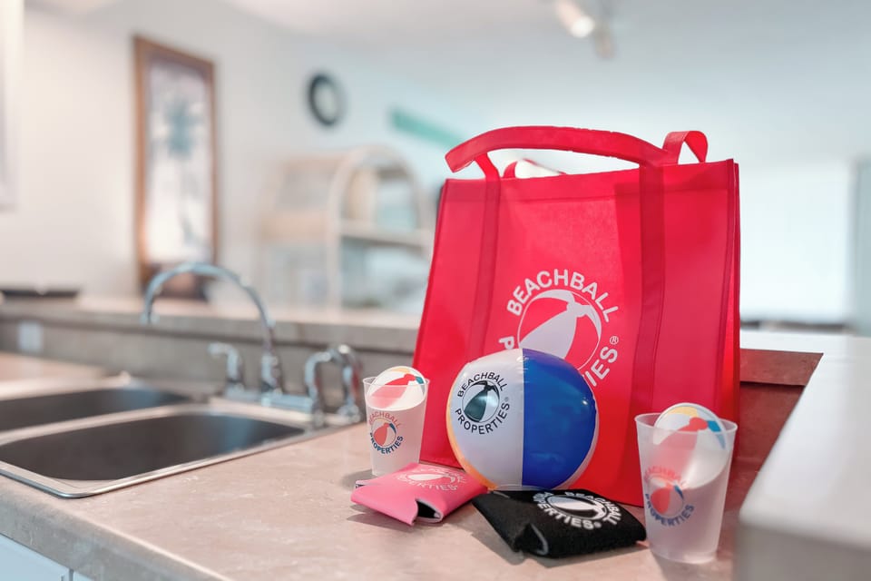 Beachball swag bag!