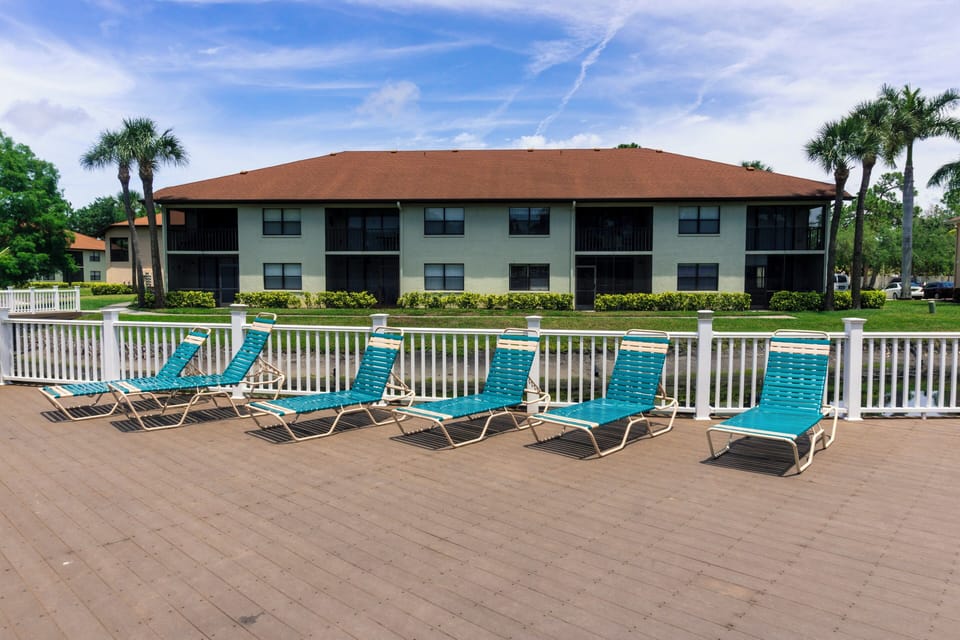 Unwind in the sun with loungers and breezy waterfront views.