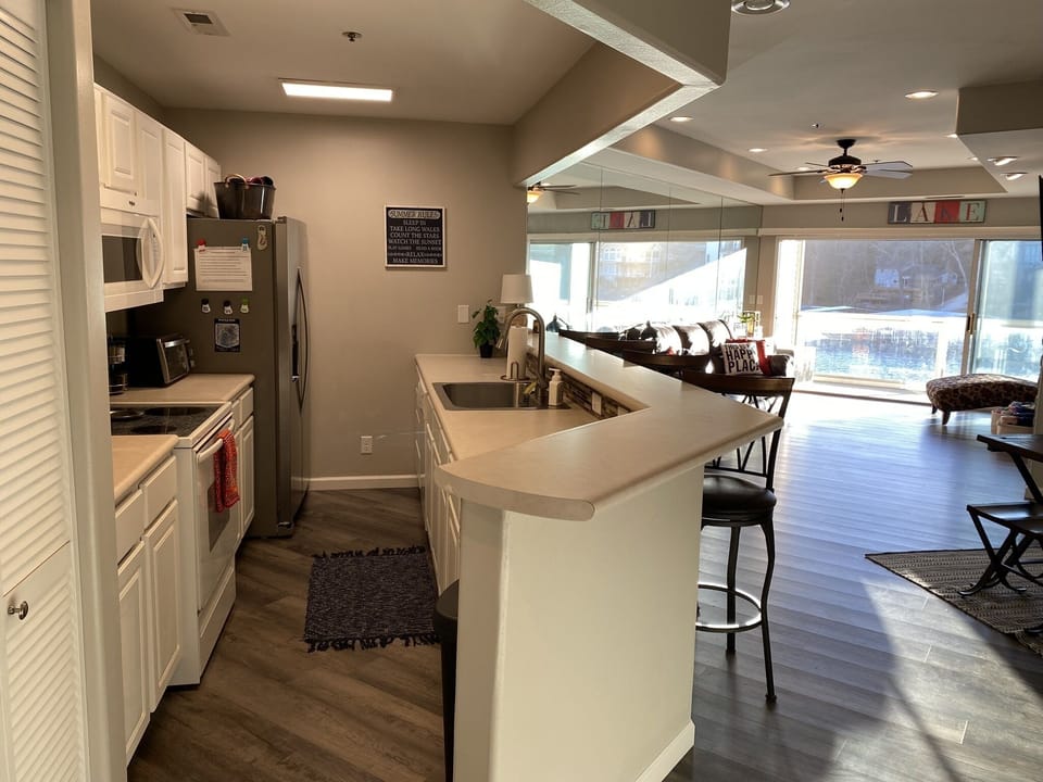 Kitchen fully equipped for all your home cooked meals during your stay
