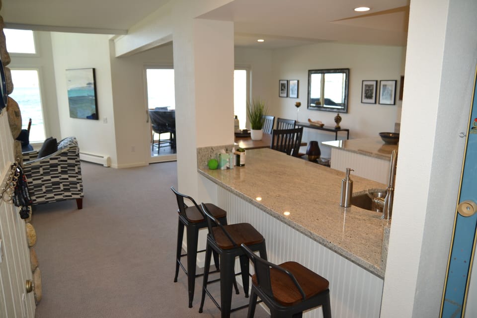 View to kitchen from hallway.