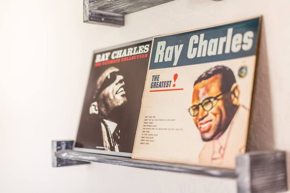 Enjoy some of his best music while relaxing in our living room!
