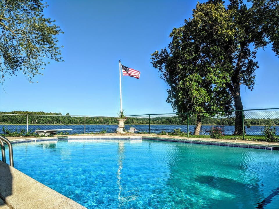 Pool with a view
