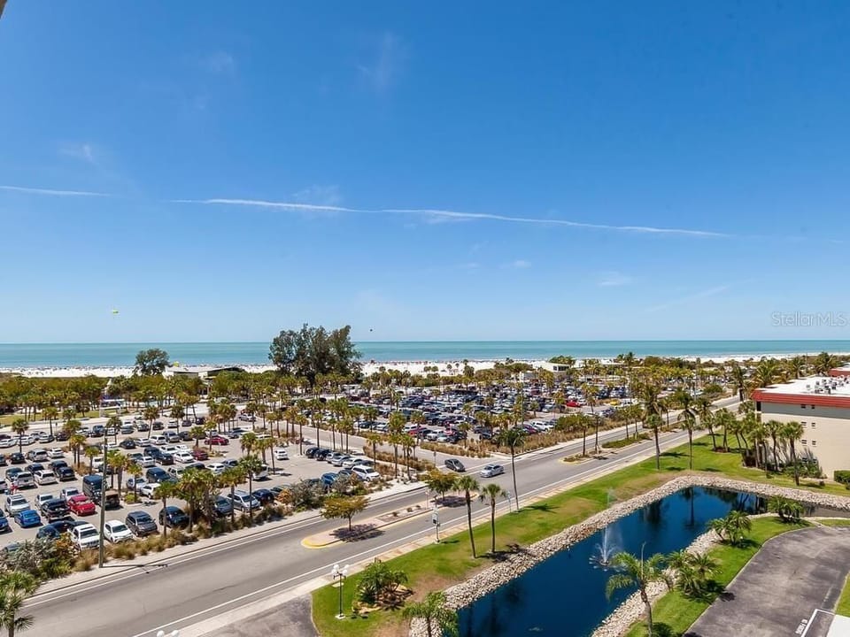 Aerial view of siesta from the building