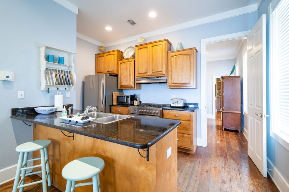 West unit kitchen area