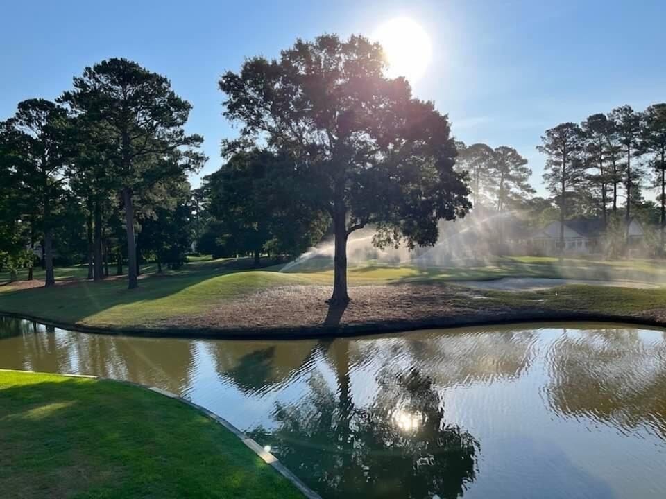  View from our balcony of the 8th hole magnolia