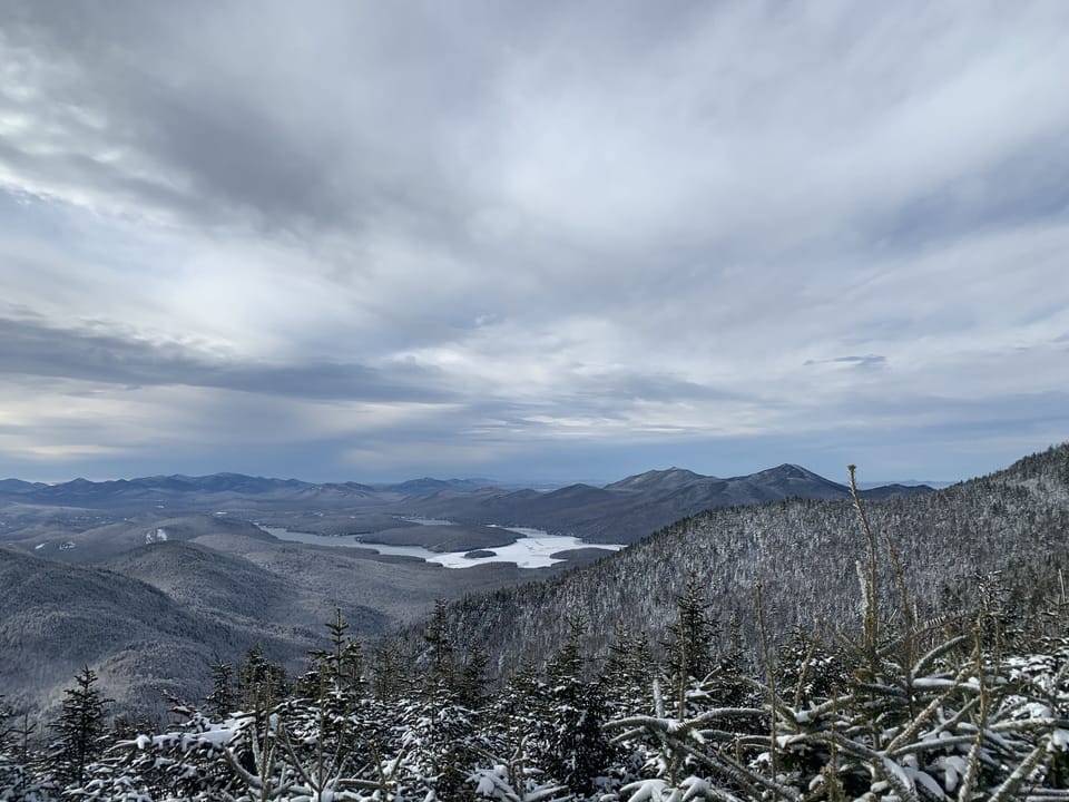 View of Lake Placid from Whiteface