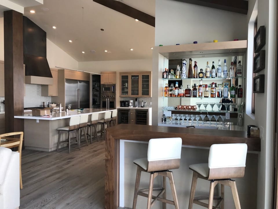 Great room and wet bar