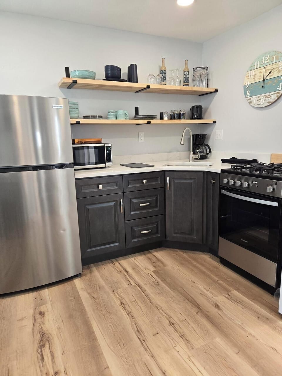 well equipped kitchen