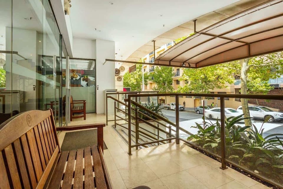 Step into relaxation. Our inviting entrance offers a welcoming spot to pause and enjoy the ambiance as you arrive or depart.
