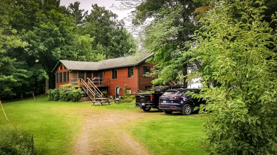 Rear of cabin entrance.
