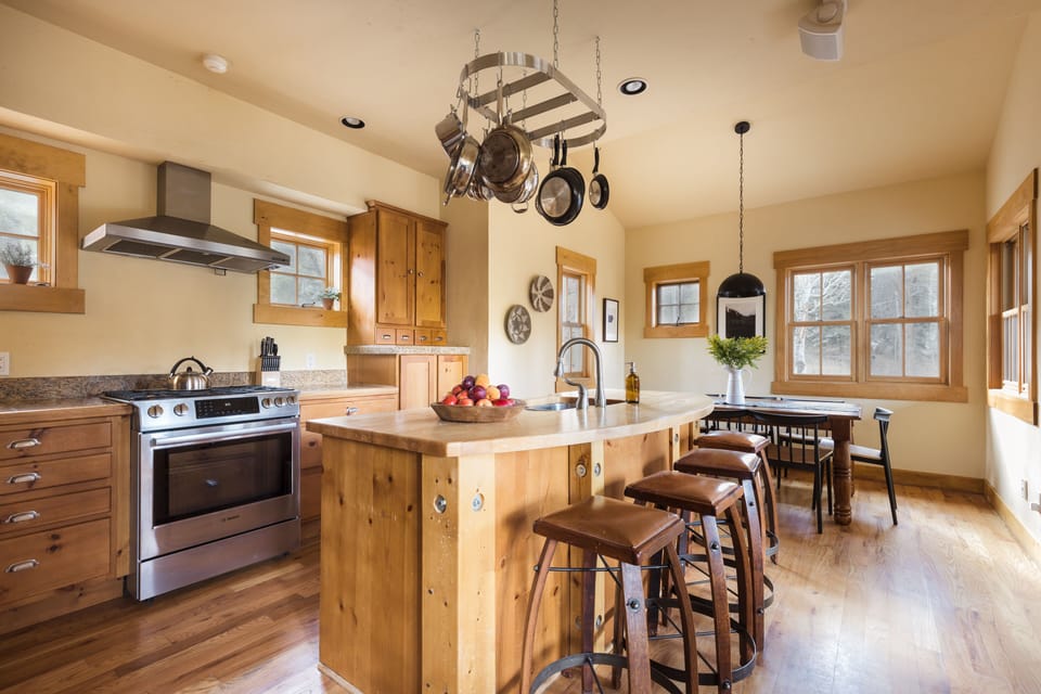 Kitchen built for a chef.
