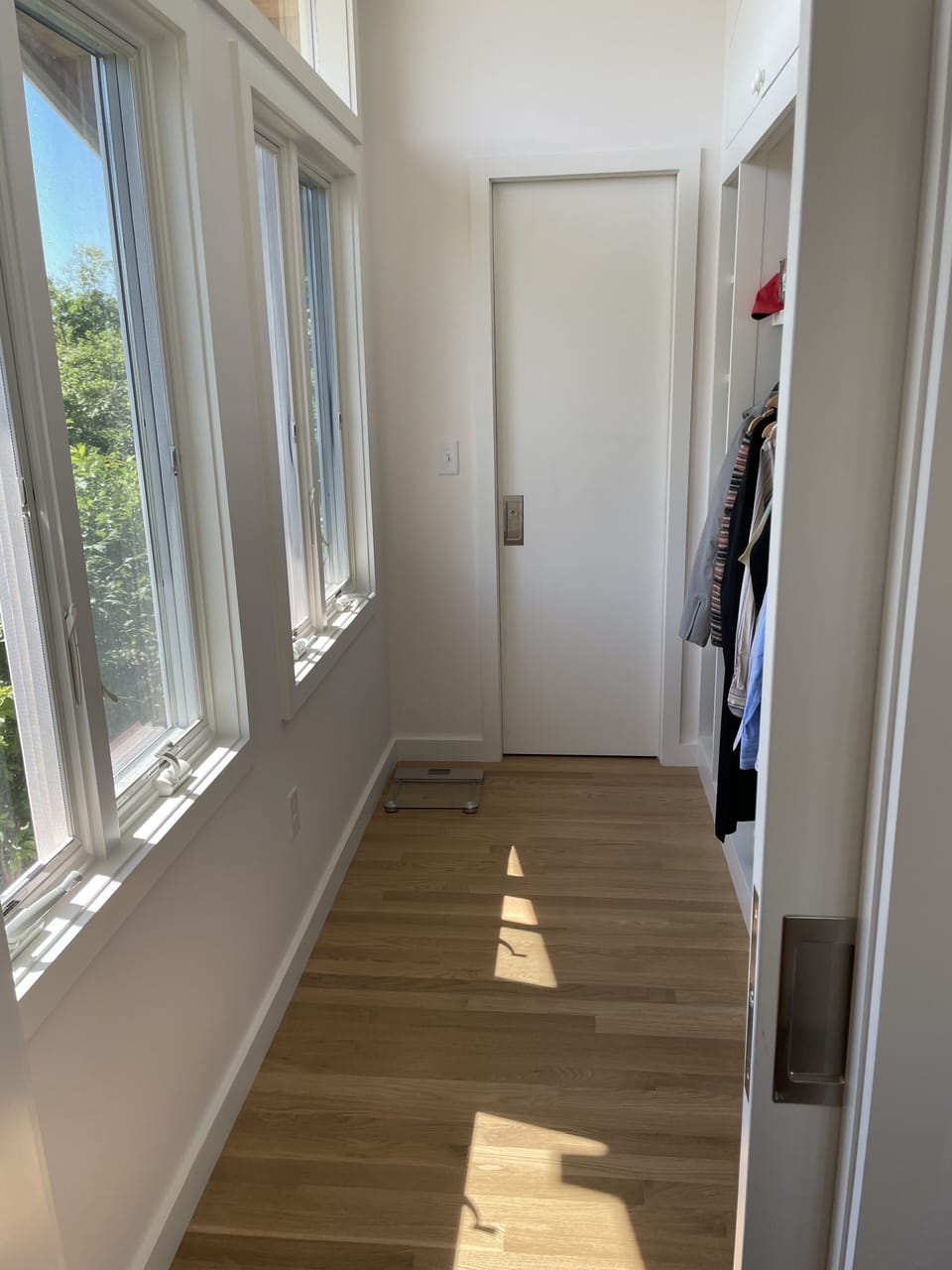 Walk-in MBR closet. Lots of storage space in the house!