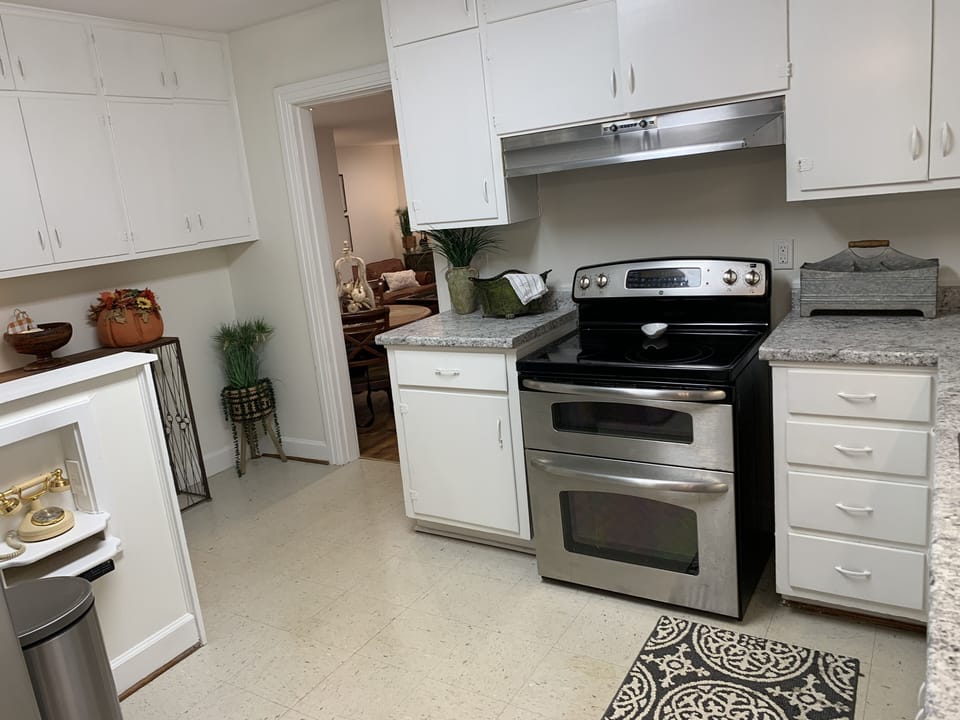 Double oven stove