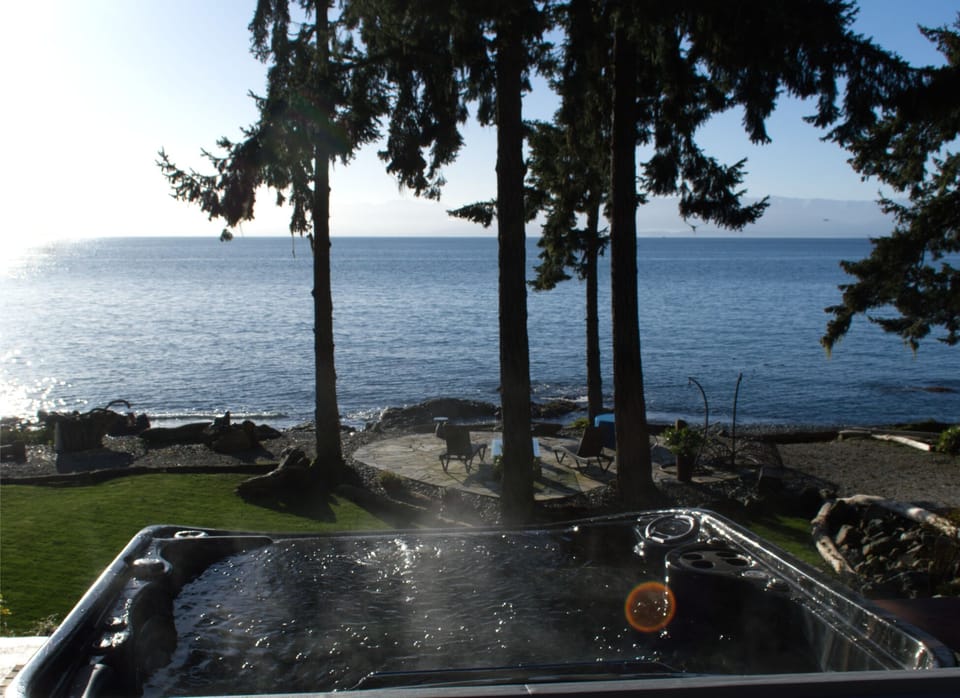 View from the hot tub