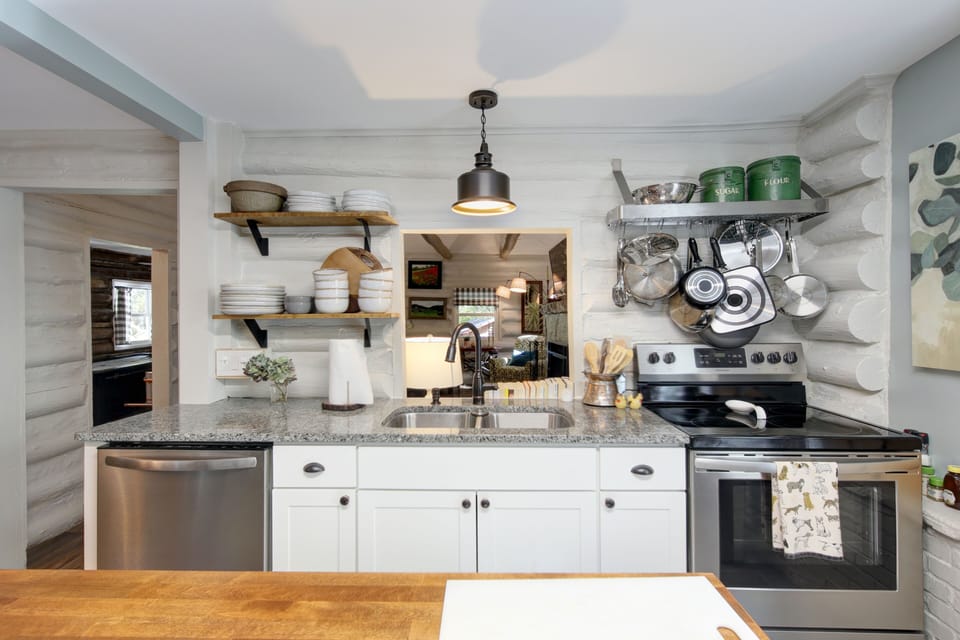 Fully stocked kitchen