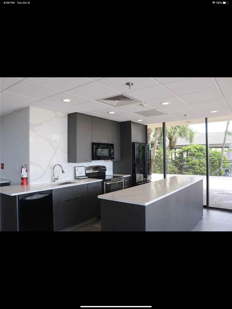 Community kitchen area
