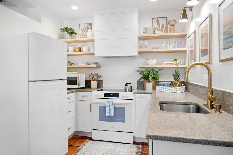 Midcentury touches meet modern convenience