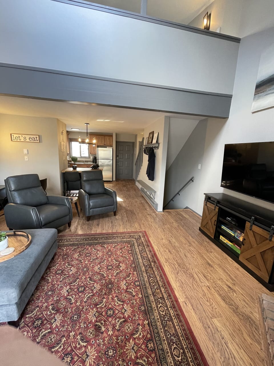 Family room view from near sliders. 