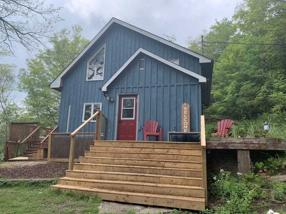 East facing large front porch to enjoy your morning coffee. 