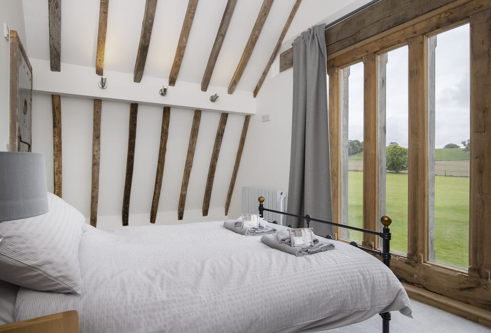 First floor: Bedroom two with more lovely views