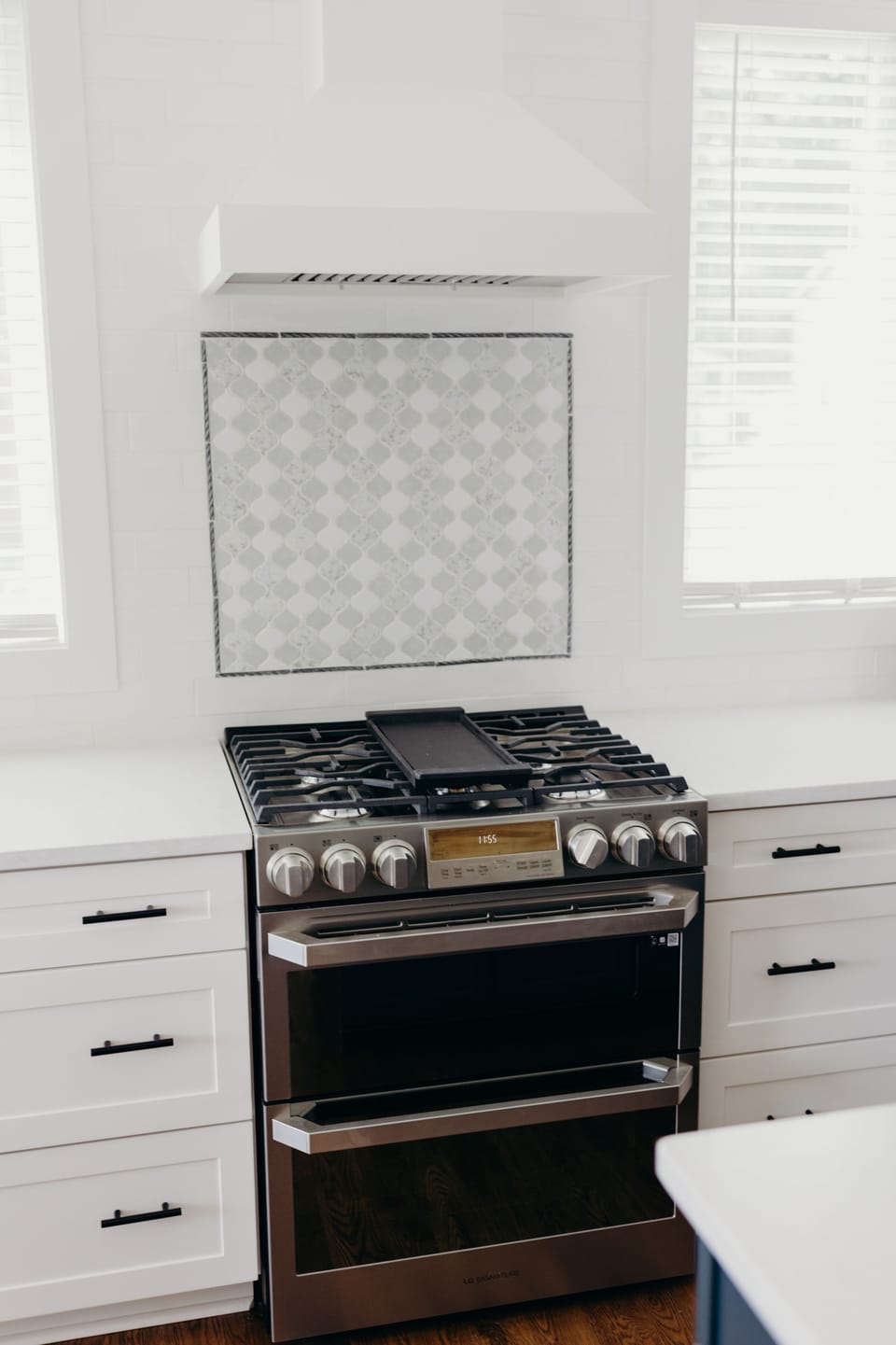 Double oven.