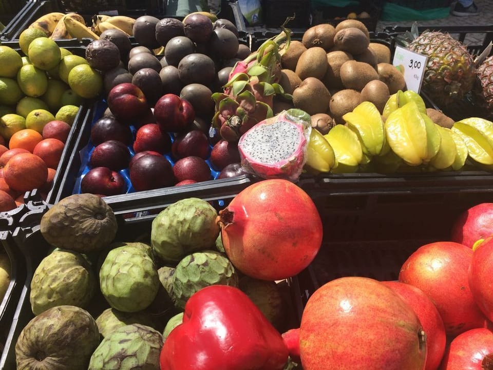 Fresh produce at the Sunday Market