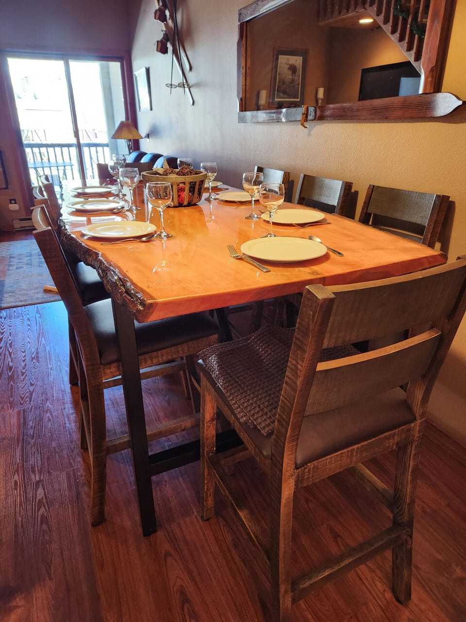 dining table seats 8