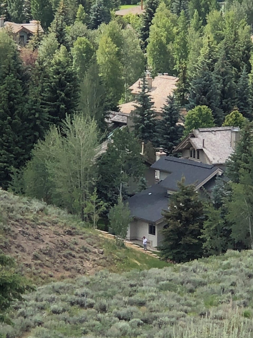 Our house from the private hiking  trail in Weyyakin development