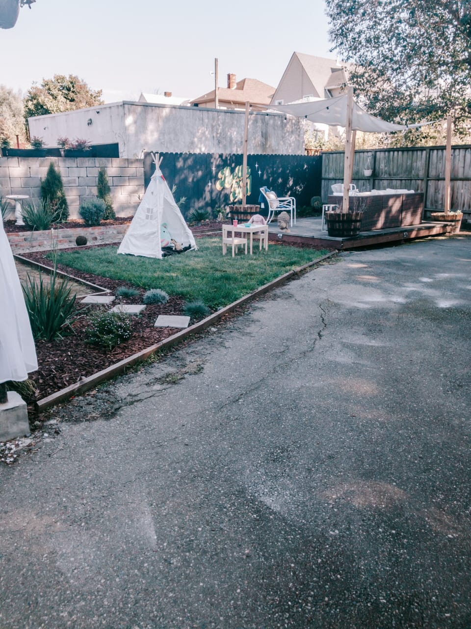 Relax under the canopy all day and listen to the tree branches sway. 