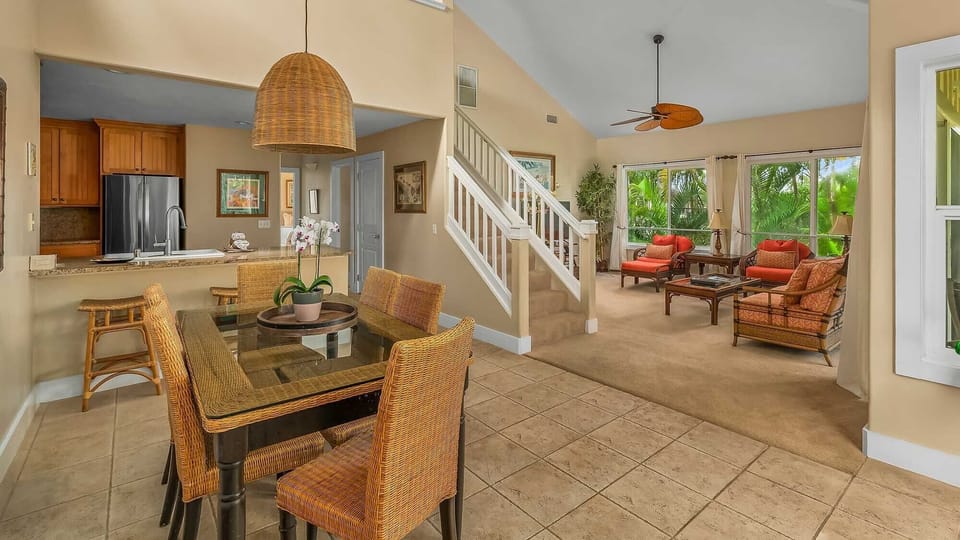 Regency at Poipu Kai #621 - Dining & Living Great Room - Parrish Kauai