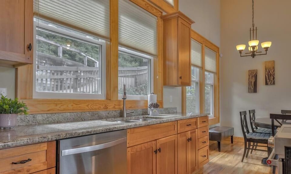 Kitchen with high-end appliances