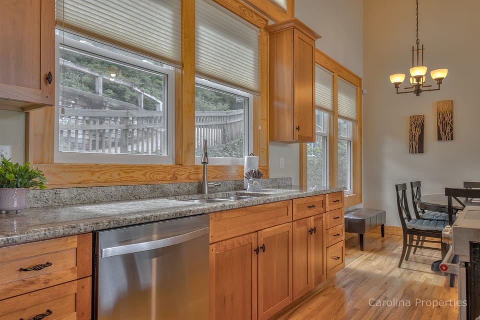 Kitchen with high-end appliances