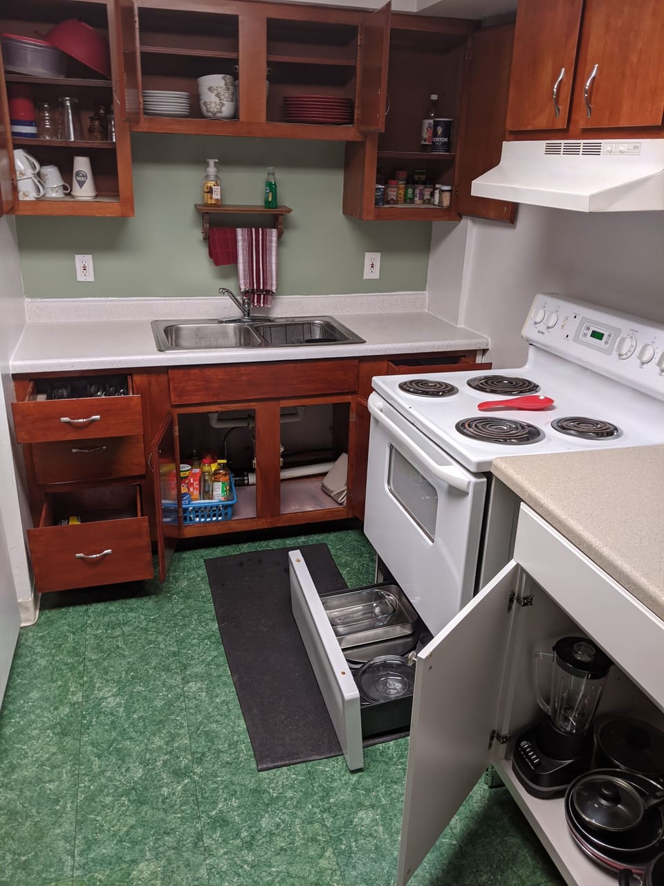 Stocked kitchen so you can cook and bake