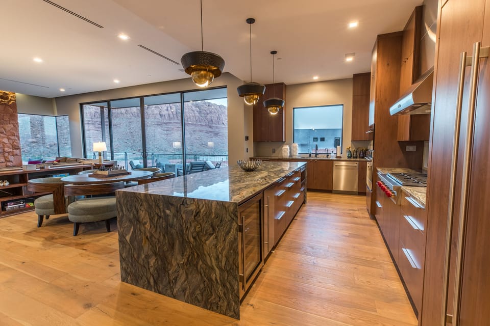 Kitchen and game table