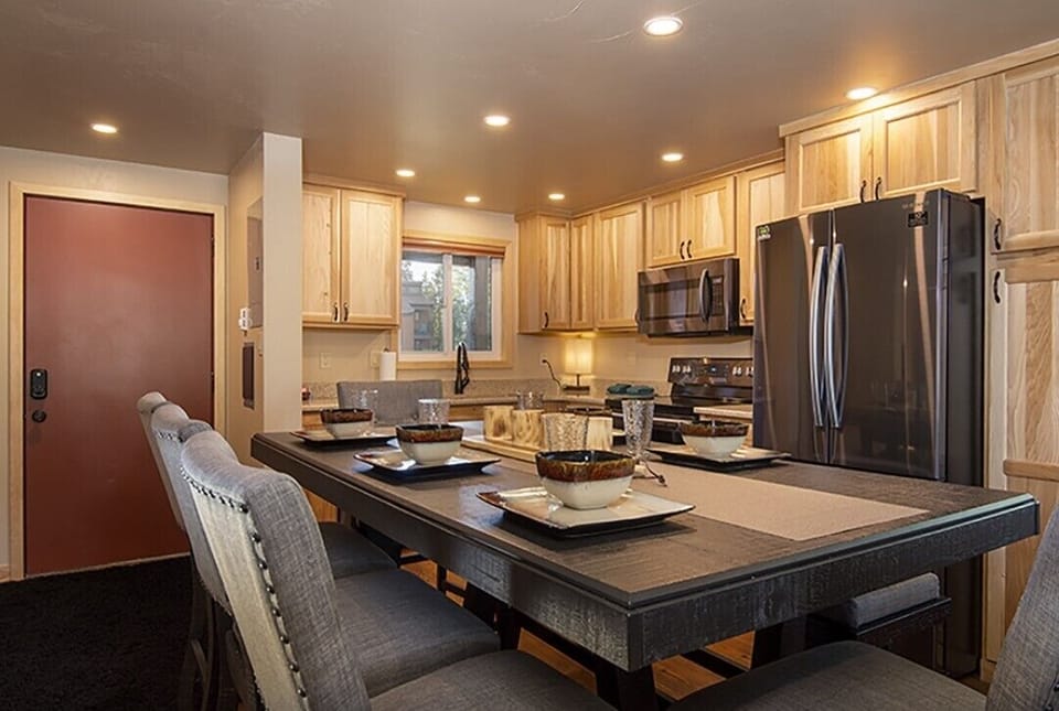 Your fully equipped kitchen features modern appliances and ample counter space for preparing memorable meals together.
