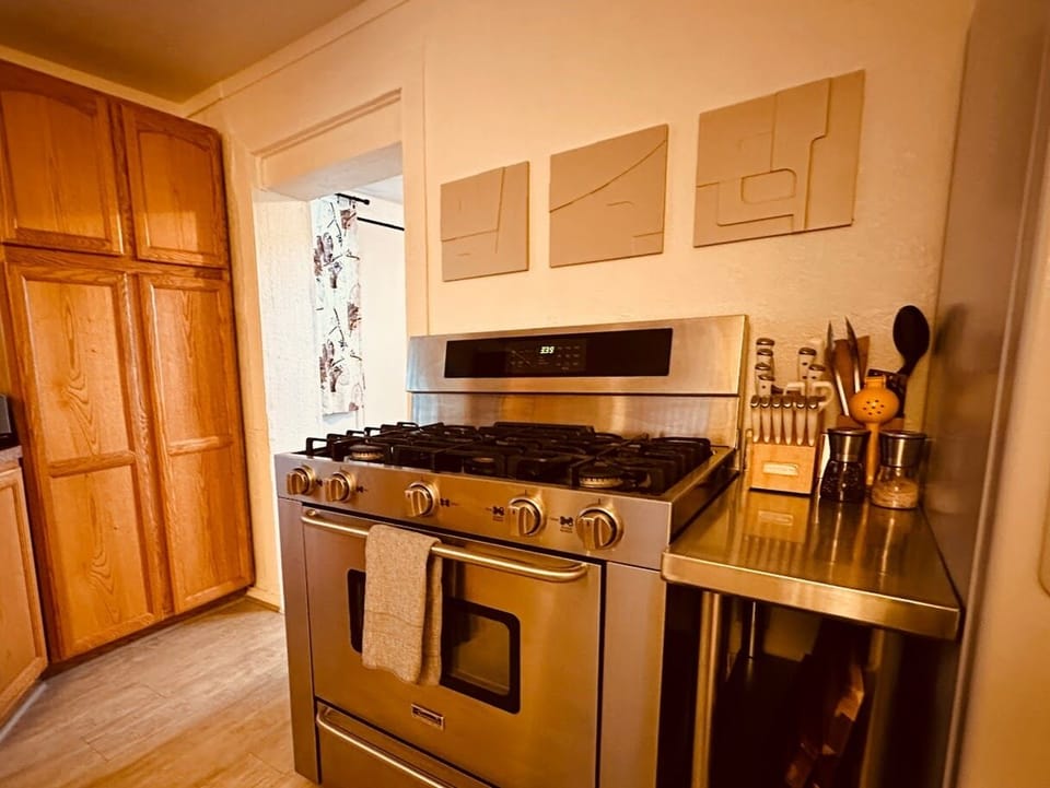 6 burner 36" stainless range/oven