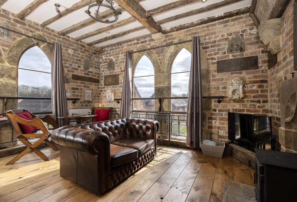 First floor: Sitting room with fabulous views