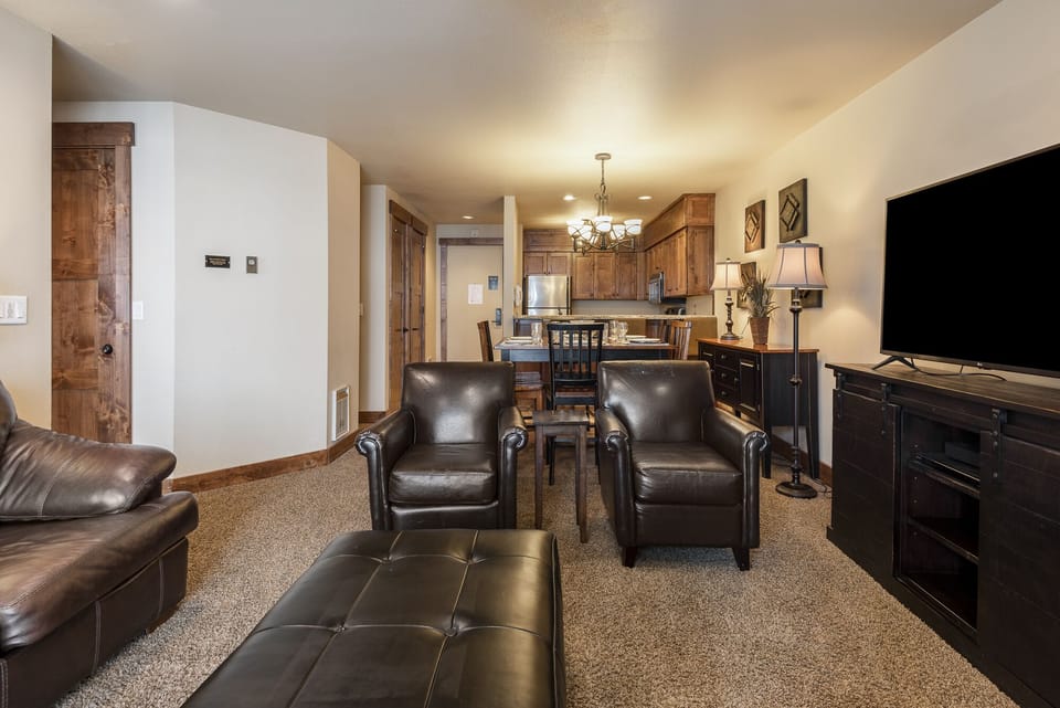 Living area and entryway