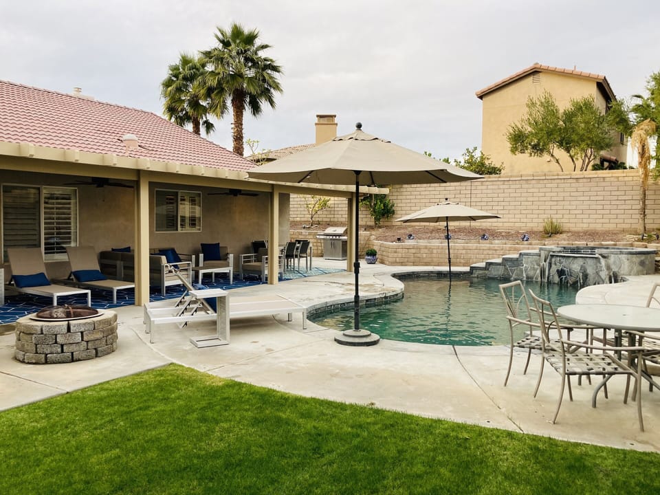 Large private yard