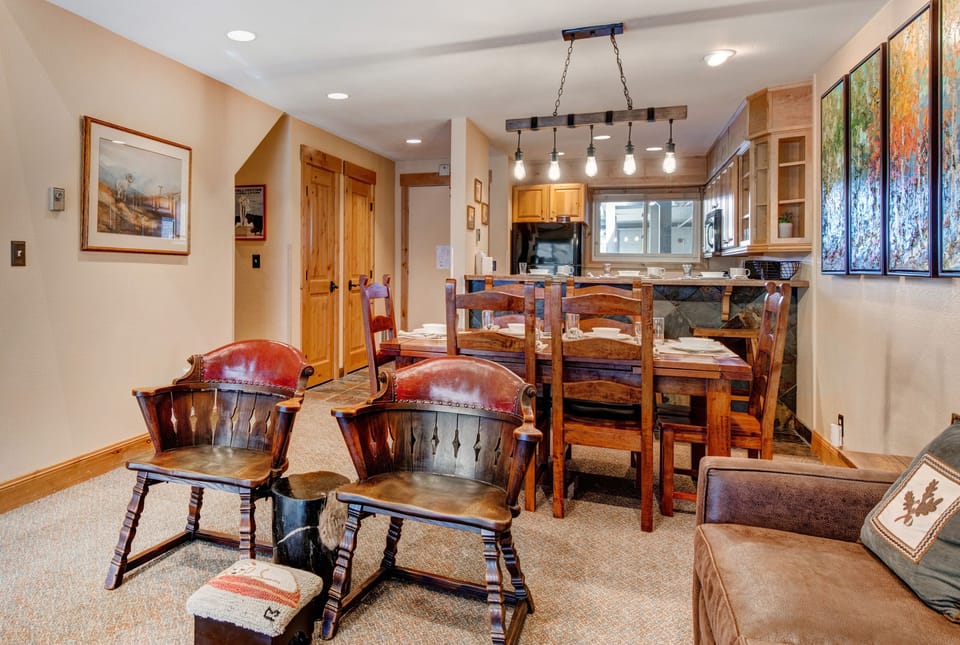 The open concept living area is perfect for hanging out with your family or friends.