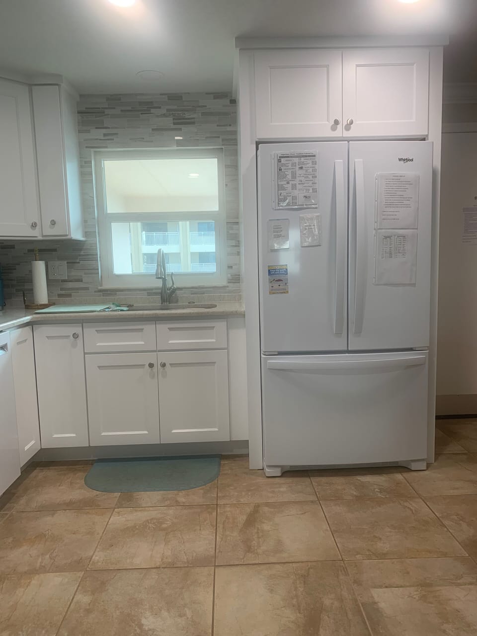 New: Whirlpool Refrigerator w/Water Dispenser, Delta Faucet, Everbilt Disposal