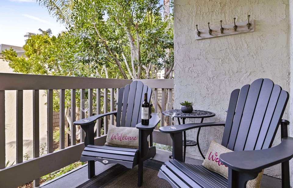 Comfy chairs on Patio
