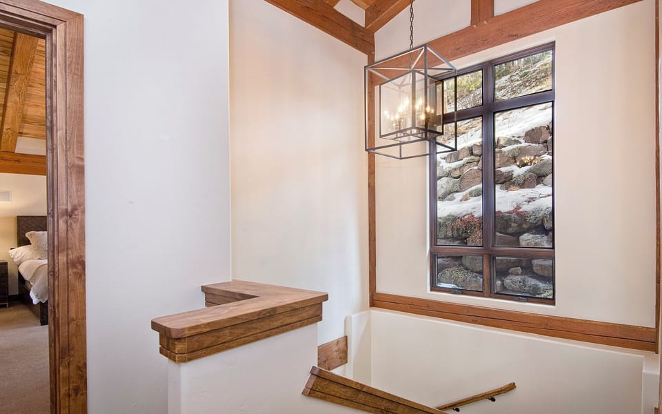 Stirs heading up to master and another 2 bedrooms.  