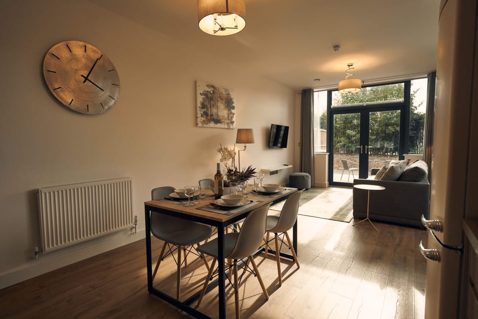 Dining Area with View of Patio